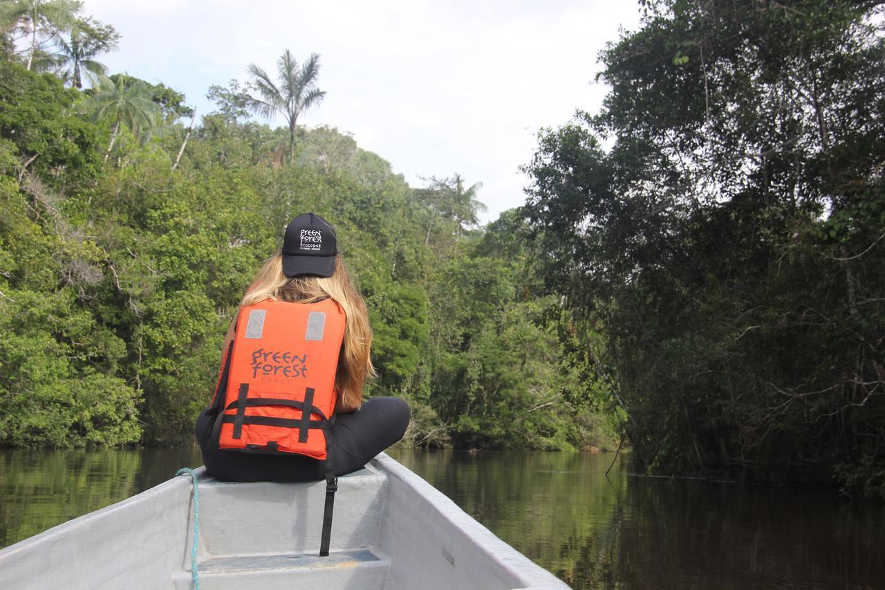 Green Forest Ecolodge Puerto Montufar Buitenkant foto